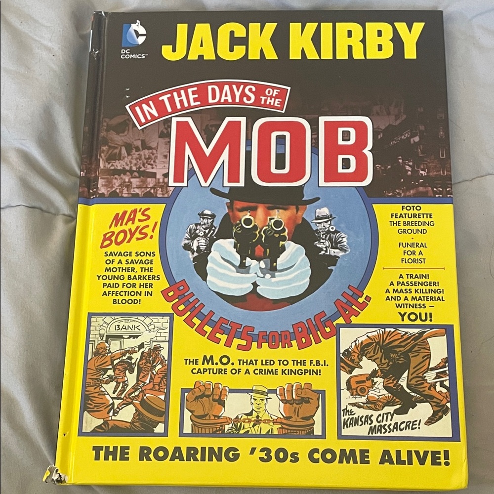 DC Comics Jack Kirby Hardcover — Yellow, Black & Red Cover